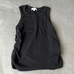 Rebellious one black tank top